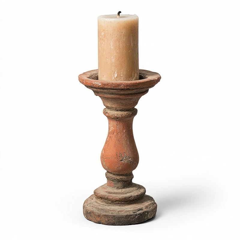 Birch Log Candle Holder