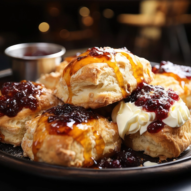 Wild Blueberry Scones — Half Dozen